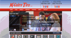 Desktop Screenshot of mcguiretire.com